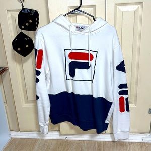 FILA White Hoodie